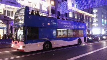 Naviluz: recorrido, horarios y entradas para el autobús de la Navidad en Madrid