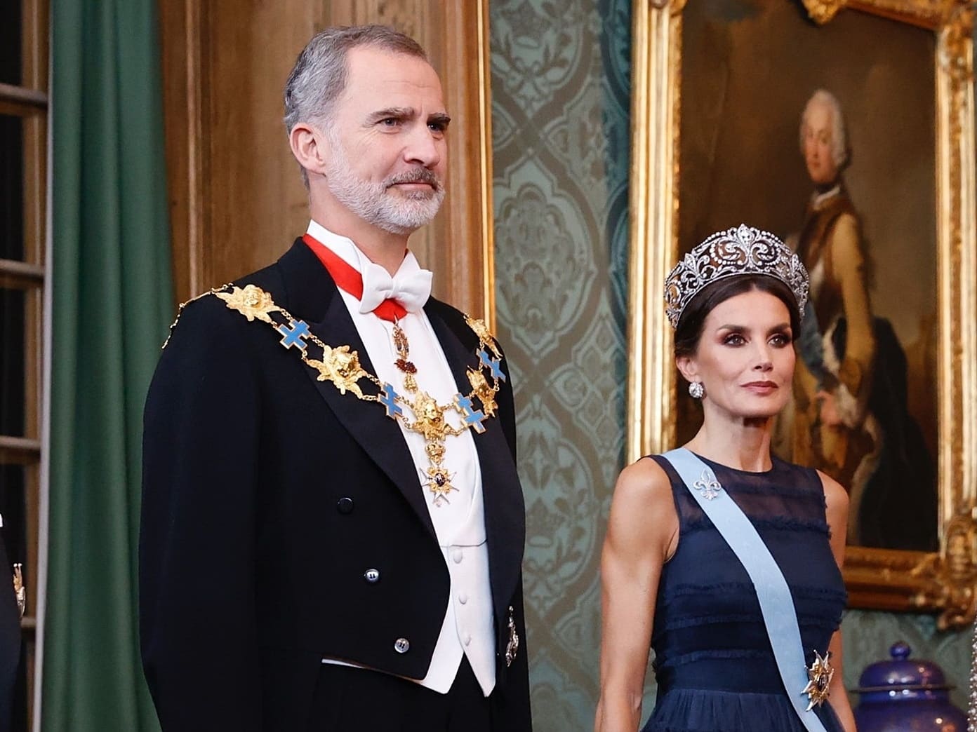 Don Felipe y Doña Letizia en la Casa Real