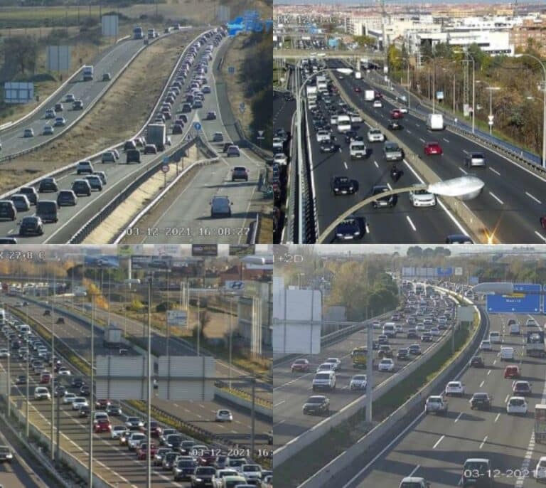 España de puente: ocho millones de desplazamientos complican la salida de las grandes ciudades