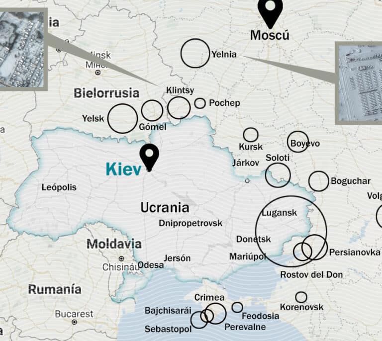 ¿Guerra relámpago sobre Kiev? El reto de defender una capital a 80 km de la frontera