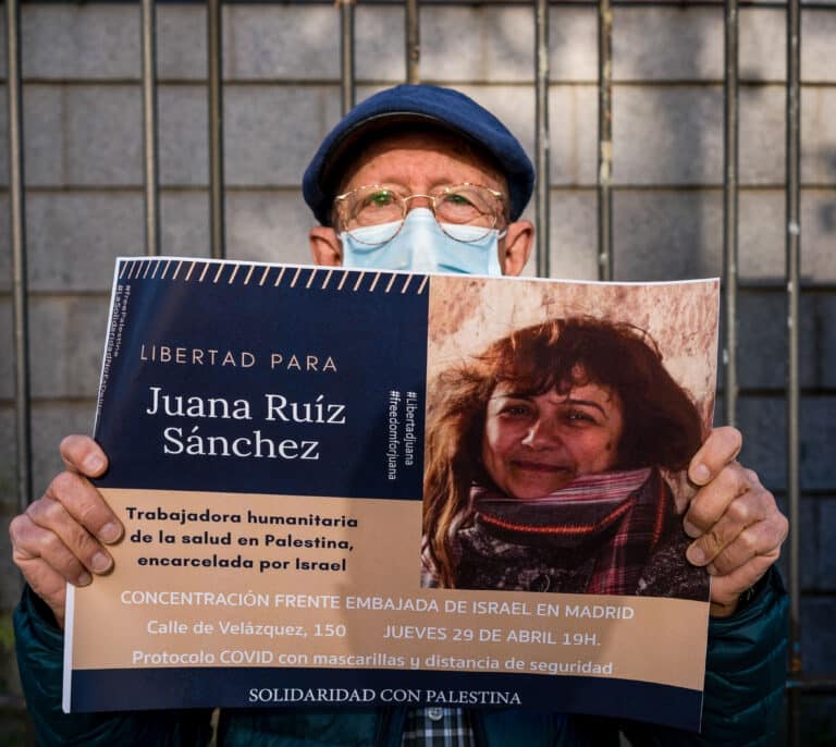 La española Juana Ruiz, detenida por Israel desde abril, saldrá en libertad mañana