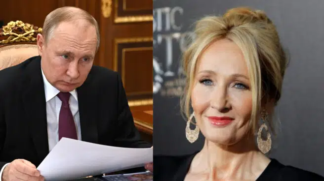 El 'cable' de Putin a J.K. Rowling que no ha gustado a la escritora: "Las críticas no deben hacerlas quienes masacran a civiles"