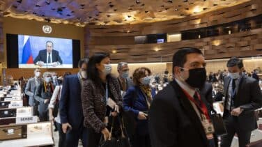 Cientos de diplomáticos abandonan una reunión de la ONU cuando intervenía Rusia