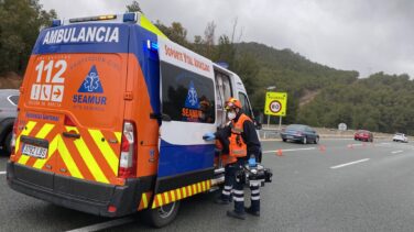 Mueren dos camioneros tras ser arrollados mientras cambiaban una rueda en Murcia