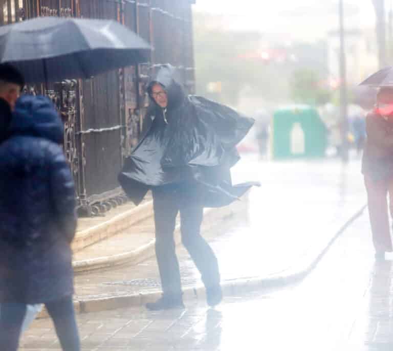 Nueve comunidades en alerta amarilla por lluvias y fuerte viento