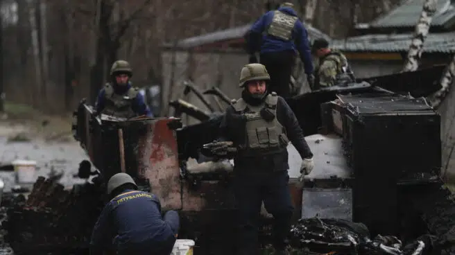 Ucrania asegura que ha expulsado a las fuerzas rusas de la región de Kiev