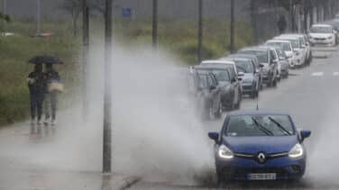 Tormentas con lluvias fuertes en la Comunitat Valenciana, en Murcia y en Baleares