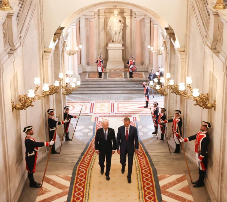 Biden en el Palacio Real: "No seríamos un país independiente sin vosotros"