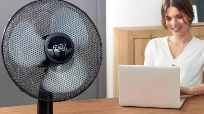 Combate al calor y ahorra dinero con este potente ventilador Black + Decker en oferta