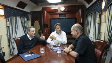 Draghi, Macron y Scholz, rumbo a Kiev en tren