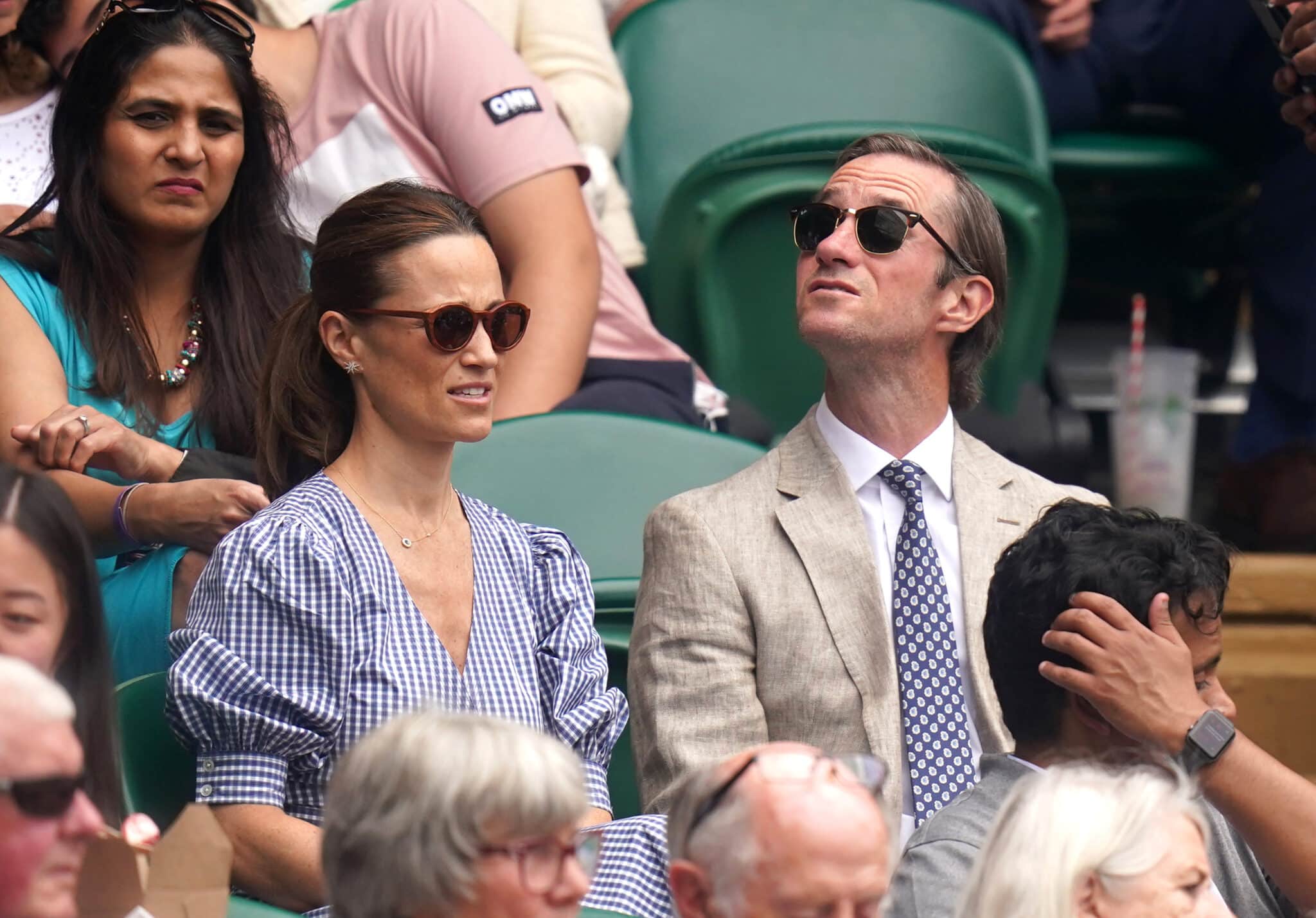 Pippa Middleton, hermana de Kate, en Wimbledon