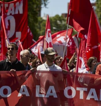 El 'pinchazo' de los anti OTAN: "El movimiento no morirá"