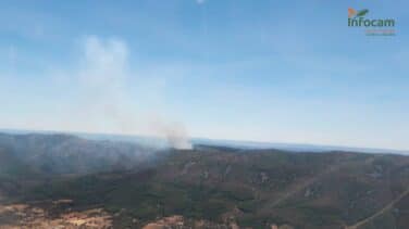 Desalojan a los vecinos de dos pueblos de Castilla La-Mancha por el incendio de Sevilleja de la Jara