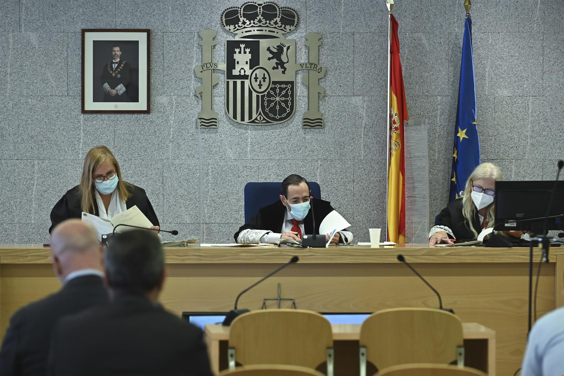 El juez del caso iDental, Félix Alfonso Guevara, durante el juicio por el fraude a la Seguridad Social.