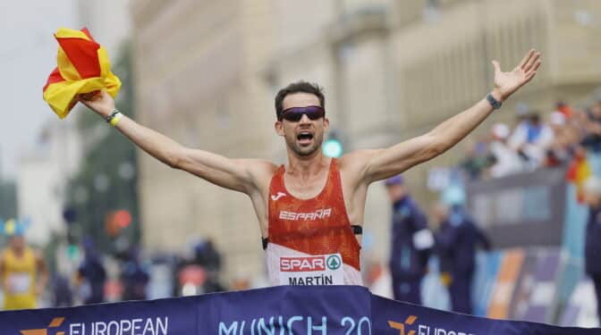 Álvaro Martín, oro europeo en los 20 kilómetros marcha