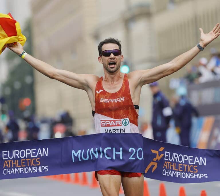 Álvaro Martín, oro europeo en los 20 kilómetros marcha