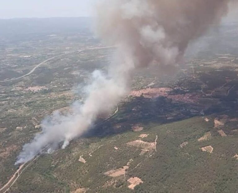 La Guardia Civil investiga la autoría de los presuntos autores de los incendios en Palencia y Castellón