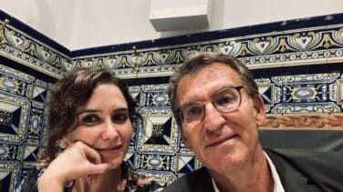 El selfie de Ayuso con Feijóo: "Tabernario de Galicia"