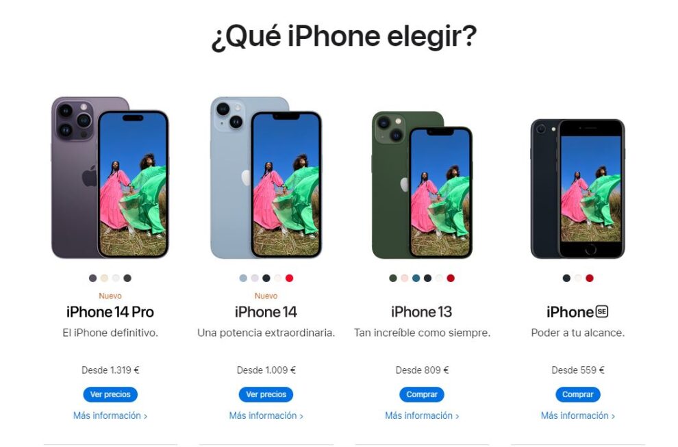 Nuevos iPhone 14