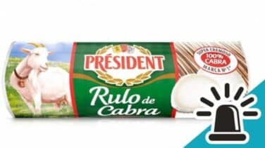 Dos productos de queso de cabra Président, retirados del mercado por presencia de cuerpos extraños metálicos