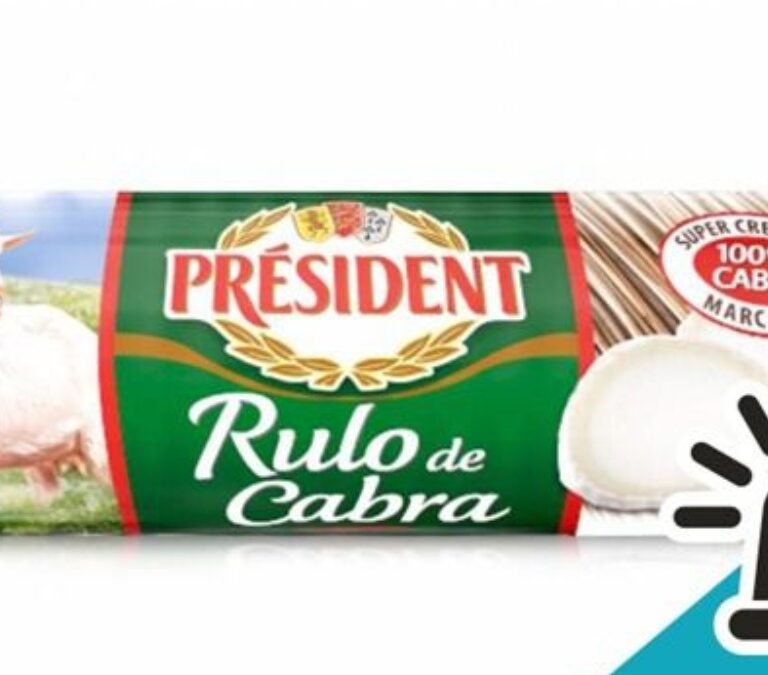 Dos productos de queso de cabra Président, retirados del mercado por presencia de cuerpos extraños metálicos