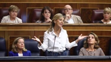 Yolanda Díaz califica de 'dumping fiscal' la supresión del Impuesto de Patrimonio del PP andaluz