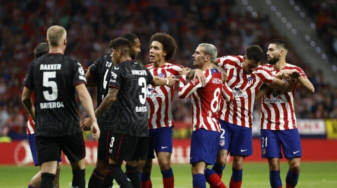 El Atlético de Madrid también queda fuera de la Champions League tras un final insólito en el Metropolitano