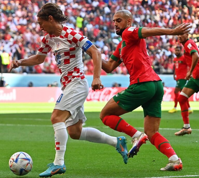 Modric sólo no le basta a Croacia para pasar del empate con Marruecos