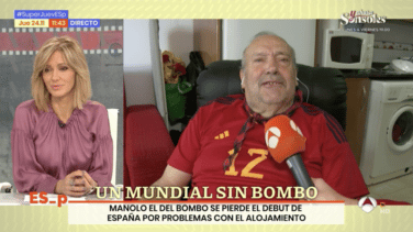 Las lágrimas de Manolo el del Bombo: "¡Quiero estar con mi España!"