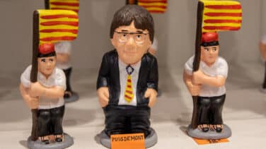 Los 'caganers' catalanes se instalan a 200 metros de la Puerta del Sol