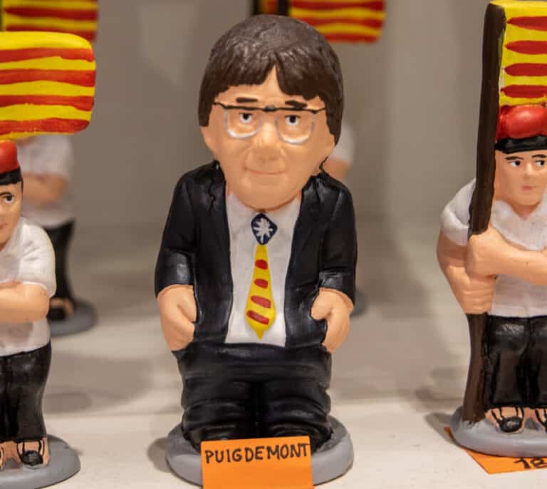 Los 'caganers' catalanes se instalan a 200 metros de la Puerta del Sol