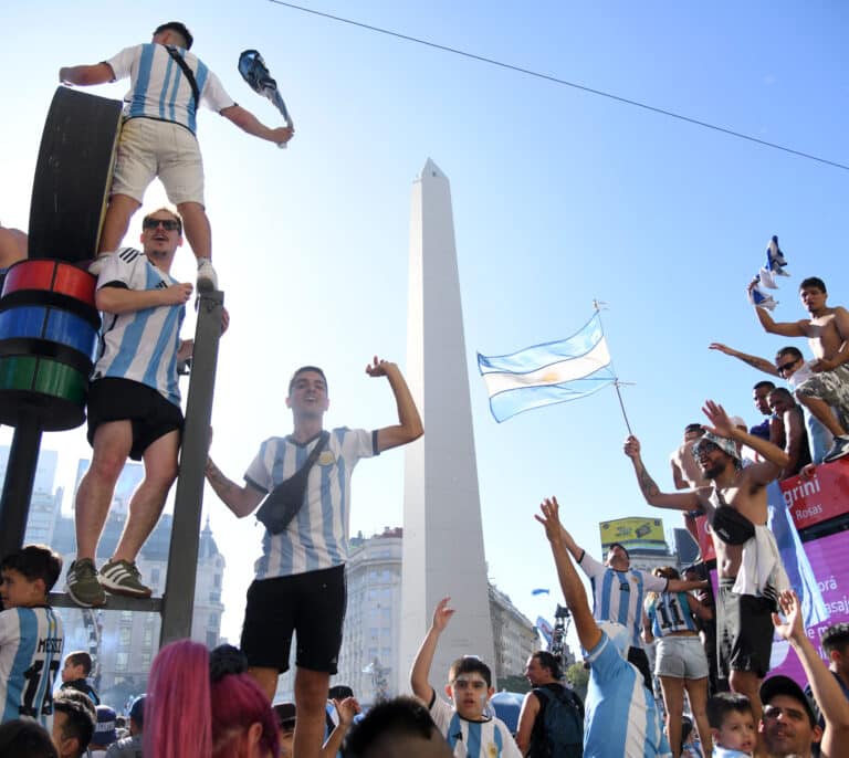 La selección argentina se resiste a celebrar su victoria en la Casa Rosada