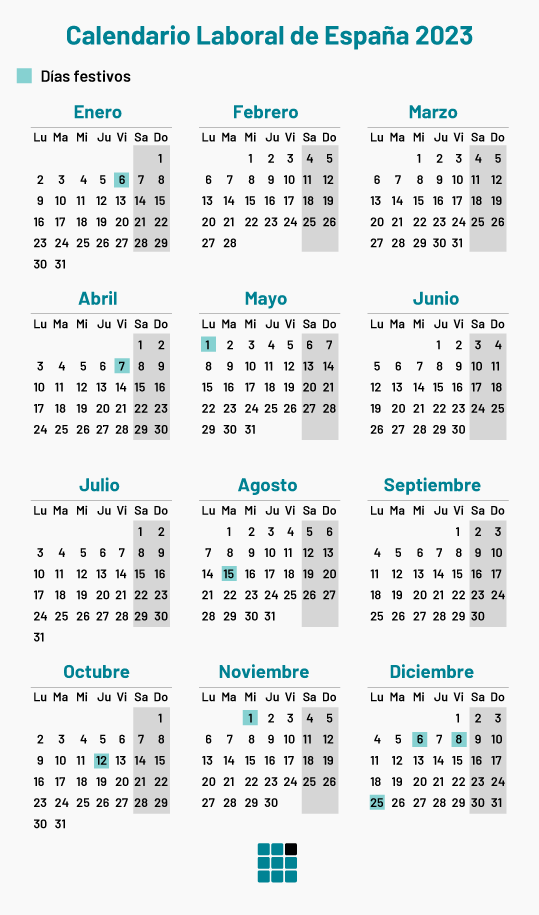 Calendario Laboral 2023 ¿qué Días Son Festivos En España