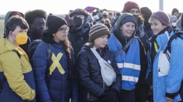 Detienen a la activista climática Greta Thunberg en la protesta contra las minas de la ciudad alemana de Lützerath