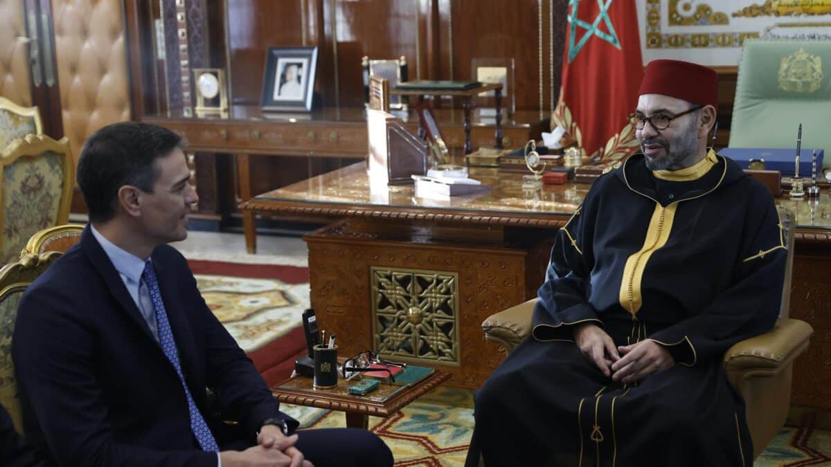 Sánchez se reúne con el rey de Marruecos.