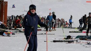 El rey Felipe pasa un fin de semana entre amigos en Baqueira Beret