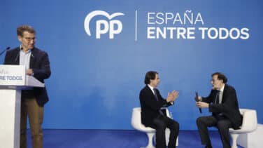 Aznar a Feijóo: "Aquí estamos para lo que haga falta, para lo que el PP necesite"