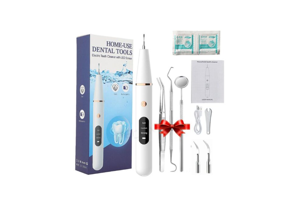 Limpiador eléctrico de placa dental
