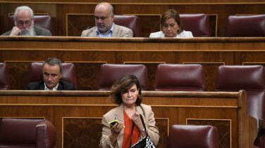 Carmen Calvo, contra Podemos: "Tengo concha para aguantar muchas cosas pero hicieron una intervención pornográfica"