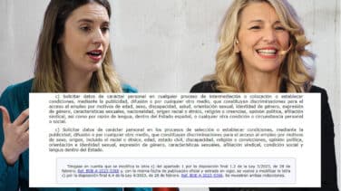 Chapuza en el BOE: Yolanda Díaz e Irene Montero cambian la misma ley el mismo día y nadie sabe cuál está en vigor