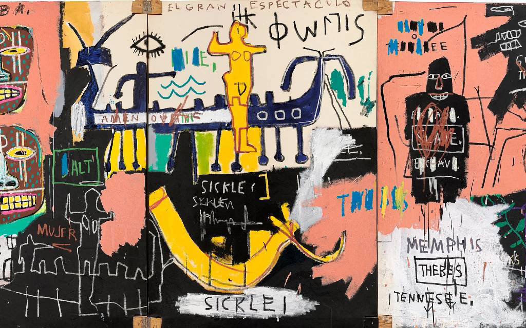 Venden 'El gran espectáculo' de Basquiat en Nueva York por más de 61 millones de dólares