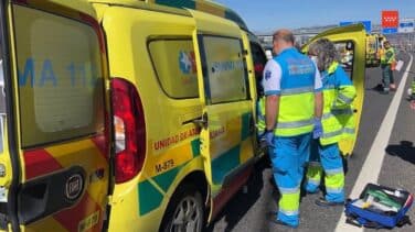 Una pareja de ancianos muere en un accidente en la A-1 al salirse el coche de la carretera