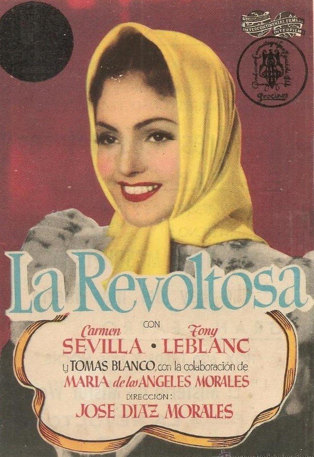 Carmen Sevilla en el cartel de 'La Revoltosa' de 1950