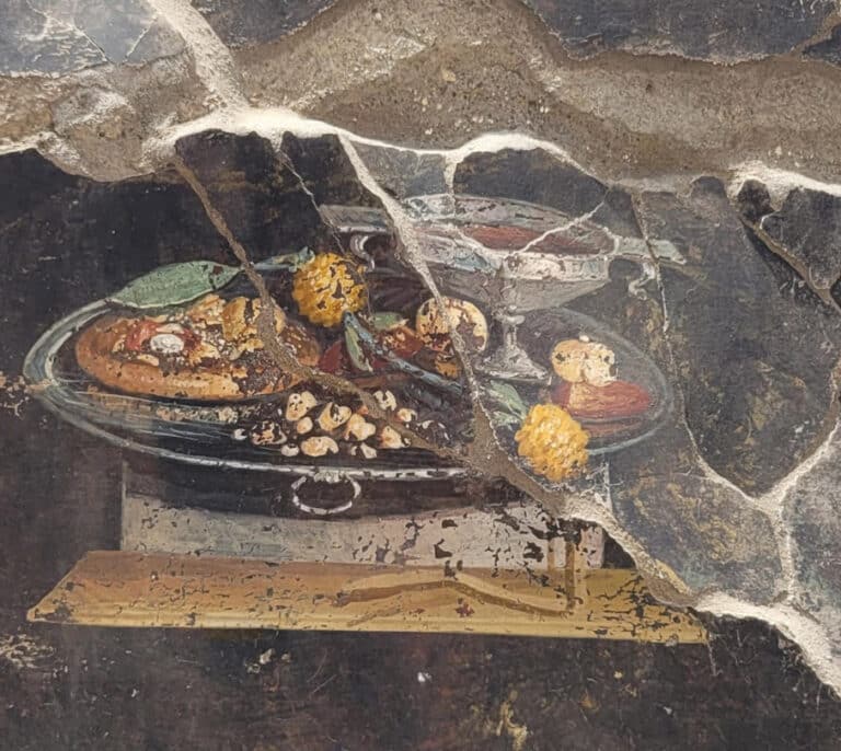 Un fresco en Pompeya revela cómo podría haber sido la 'primera pizza napolitana'