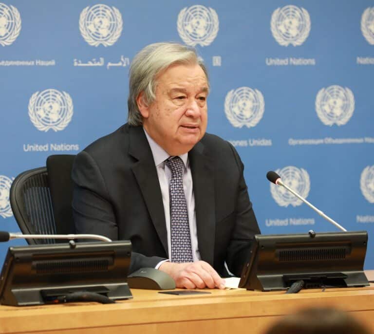 António Guterres, sobre el cambio climático: "Es terrorífico, y es sólo el principio. Estamos en la era de la ebullición global"