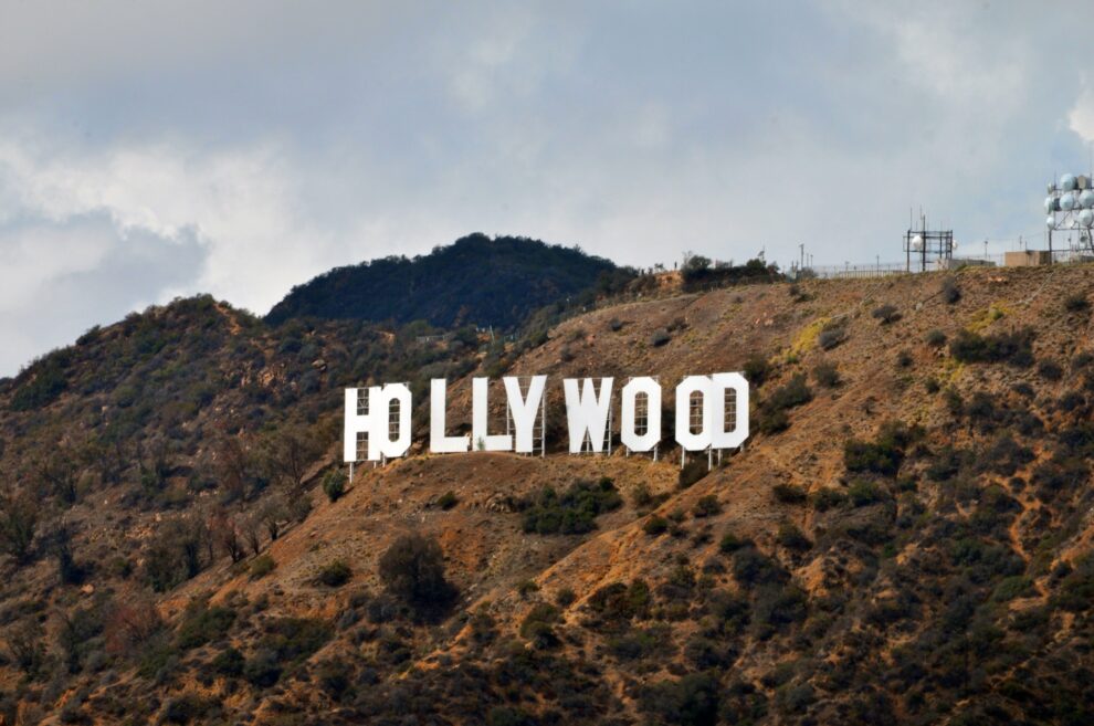 El letrero de Hollywood.