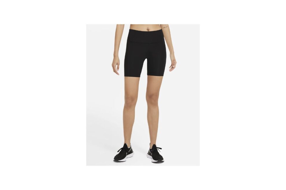 Pantalón corto de running Nike Dri-FIT Fast de color negro para mujer