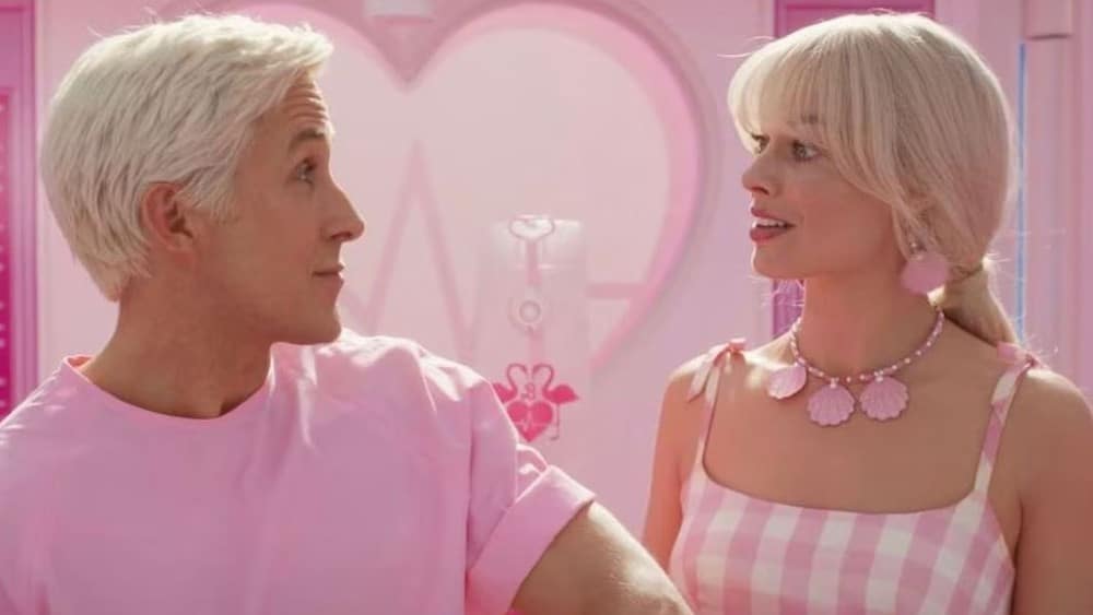 Ryan Gosling y Margot Robbie, en 'Barbie'