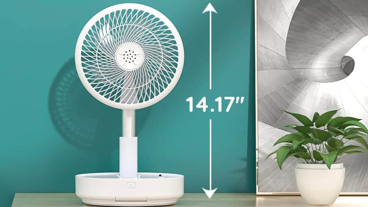 Haz frente al calor con este ventilador de pie oscilante que ahora solo cuesta 35 euros