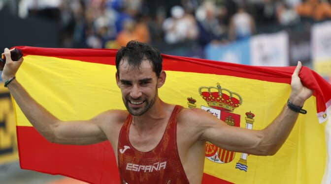 El español Álvaro Martín, campeón del mundo de 20 km marcha